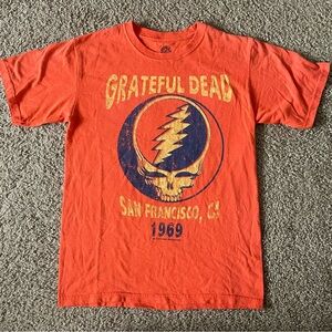 Grateful Dead Orange Short Sleeve Tee
